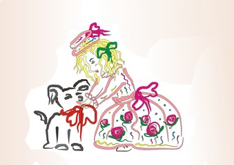 подарок для девочки: собака