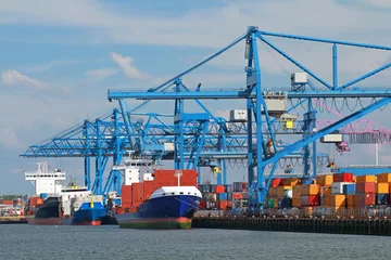 Photo sur Plexiglas Rotterdam Port de Rotterdam