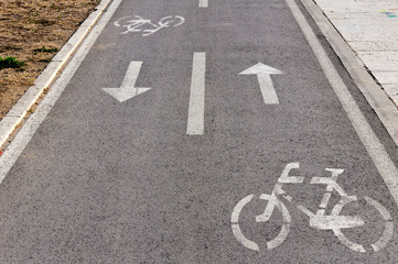 Obraz premium Bicycle track