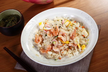 riso con frutti di mare
