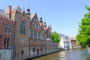 Naklejka premium Old Town of Bruges, Belgium