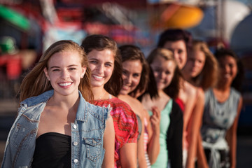 Group of Girls Smiling