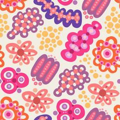 pattern with little cute things