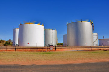 Oil Tanks in Broome Harbour