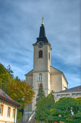Fototapeta na wymiar Kalksburger Pfarrkirche
