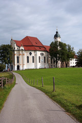 Fototapeta na wymiar Światowe Dziedzictwo UNESCO Wieskirche