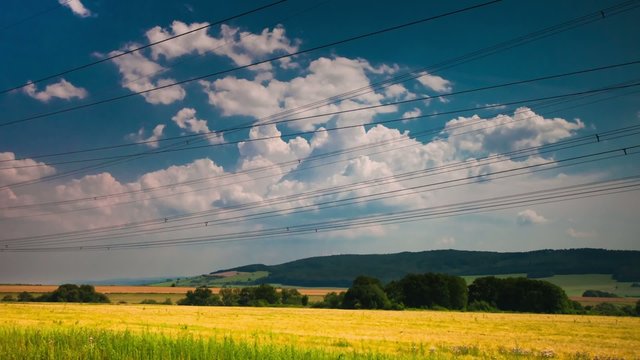 Wiese, Timelapse, Zeitraffer