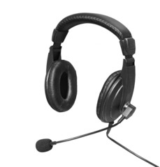 headphones ana microphone open