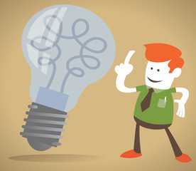 Retro Corporate Guy has a bright idea.