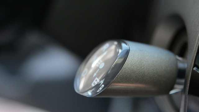 Selector of switching of transmissions in modern car