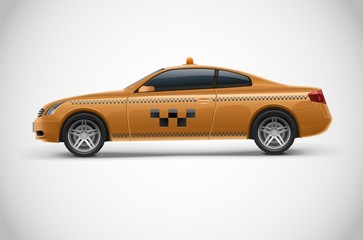 taxi car vector