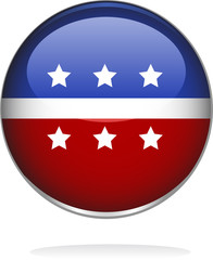 vector image of a glossy badge