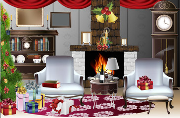 christmas season vector