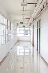 School hallway
