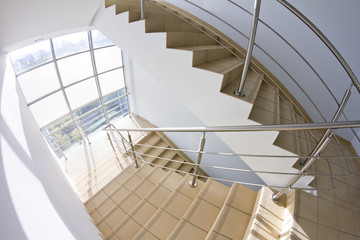 office staircase (fisheye snapshot)