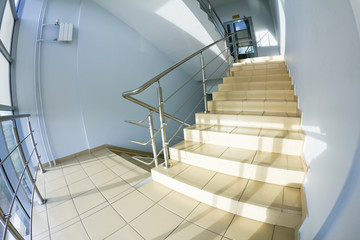 office staircase (fisheye snapshot)