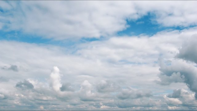 Loop of stormy clouds. Time lapse HD