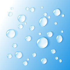 water drops vector background