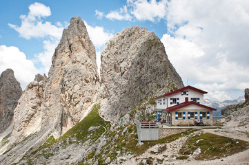 Fonda-Savio Hut, Dolomites, Italy.