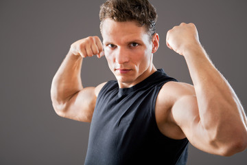 Young and fit male model