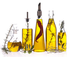 assortment of cooking oil