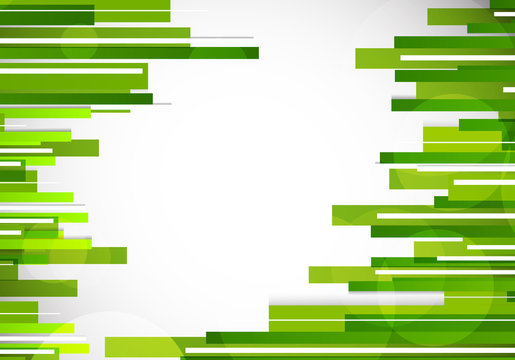 Abstract background with green lines