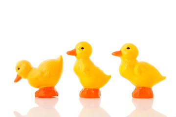 Plastic ducks