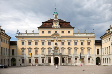Fototapeta na wymiar North Side Pałac Ludwigsburg