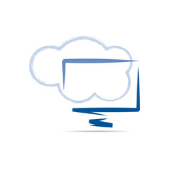 Cloud computing and mobility concept # Vector