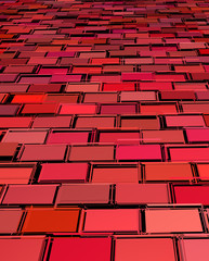 abstract red magenta tiled fragmented exploded backdrop