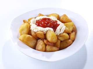 Patatas Bravas – Hot spicy fried potatoes