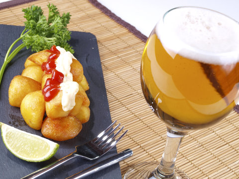 Patatas Bravas – Hot spicy fried potatoes