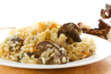 pilaf with mushrooms
