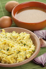 Cheese dumplings, Spätzle Szpecle