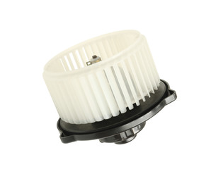 Air blower fan motor of car isolated on white background