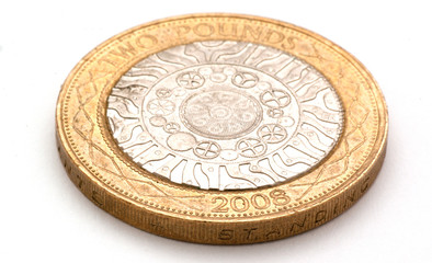 two pound coin