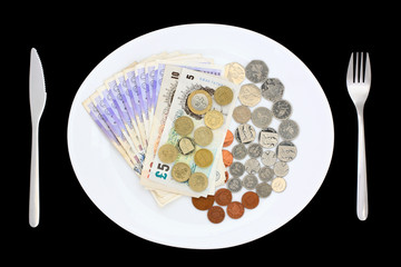 Plate of Money