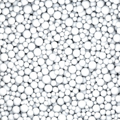 stacked white marbles