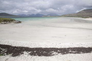 Luskentyre Beach in Outer Hebrides, Isle of Harris; Scotland, UK