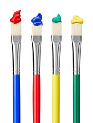 paint brush art and craft