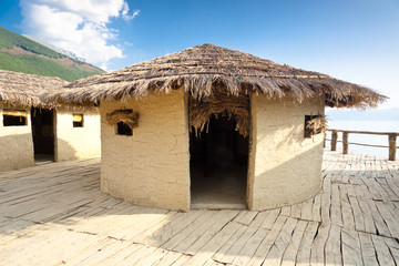 Prehistoric village near Ohrid town - museum.