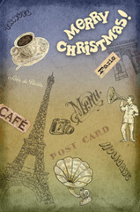 Obraz premium Christmas background