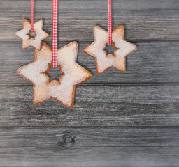 Weihnachten kommt.... Rustikal, nostalgischer Hintergrund