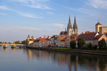 Obraz premium Regensburg in Bavaria