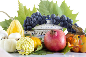 autumnal food composition