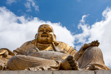 Obraz premium old buddha statue