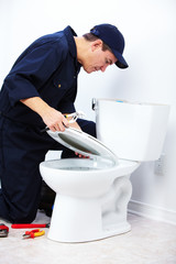 Professional plumber.