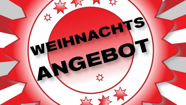 Weihnachstangebot