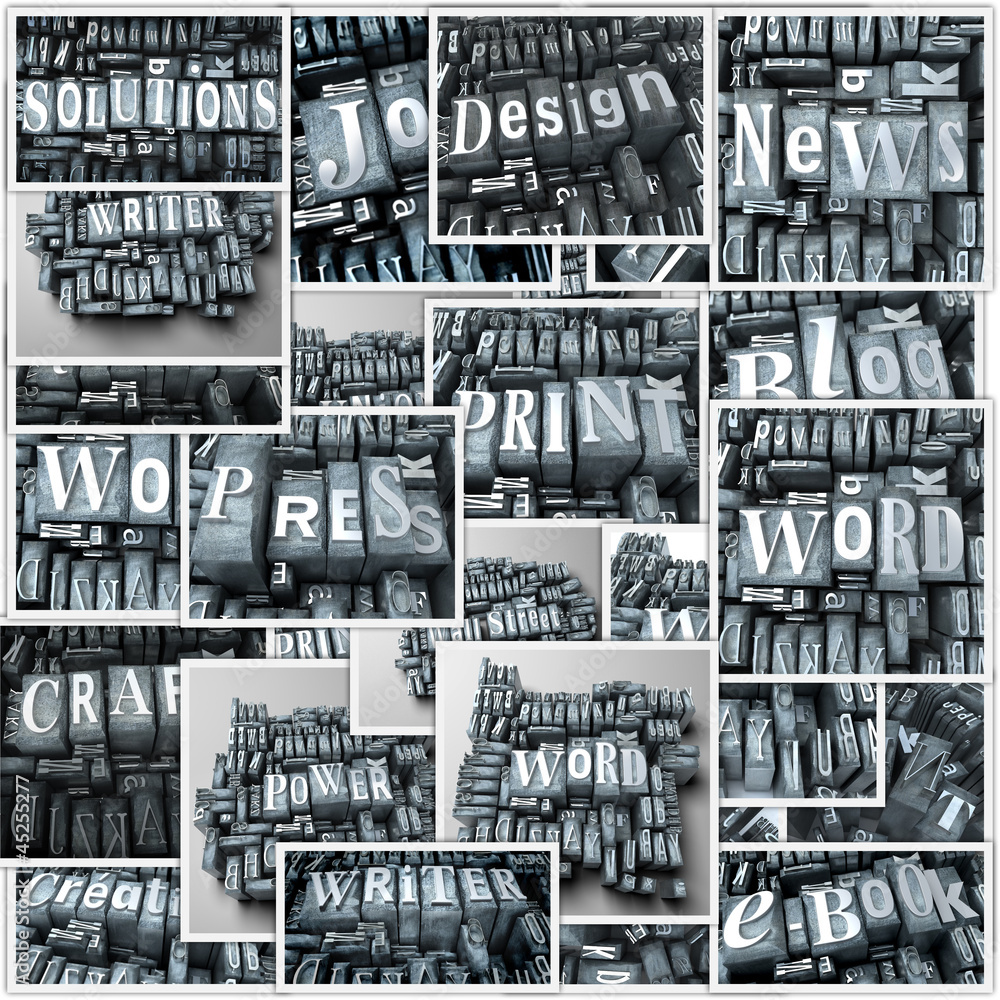 Poster metal typescript collection