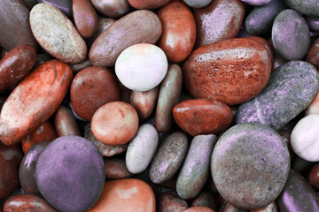 Abstract background with round peeble stones